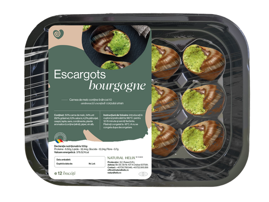 Melci de Burgundia, Preparati a la Bourguignonne (cu Unt Aromatizat)